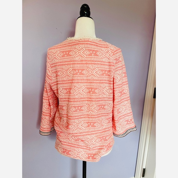 ISELA open front Aztec print cardigan - Picture 5 of 5